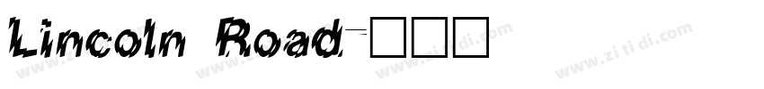 Lincoln Road字体转换